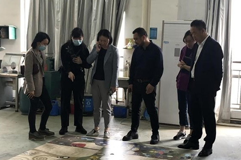 綠地集團就集采事宜來水墨江南考察